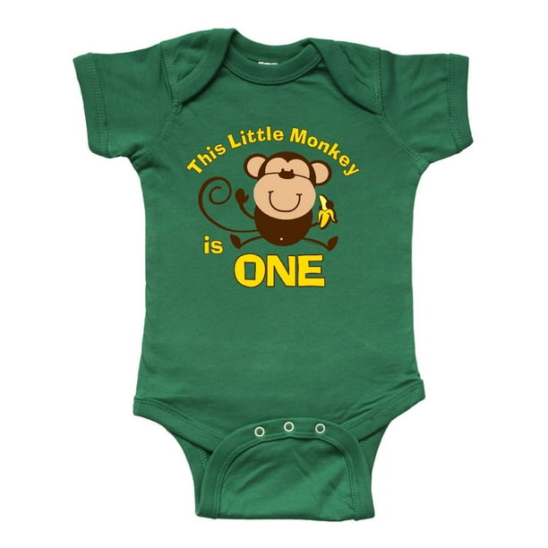 Rompers Creepers Baby boys Little Monkey Bodysuit Clothes Yellow 0-3 mos